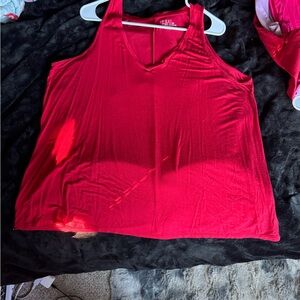 ☘️☘️Time and Tru Vivid Red Tank Top